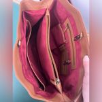 LENE Large Brown Leather and suede Hobo Bag/Shoulder Bag Photo 10