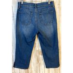 NYDJ Blue Crop Jeans Lift Tuck Technology Size 8 Photo 6