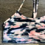 Lululemon Flow Y Bra IV in Wamo Camo Barely Pink Sports Bra Size 4 Photo 1