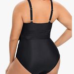 Daci Women Plus Size One Piece Swimsuits High Waisted Tummy Control Bathing Suits Cutout Open Back Photo 1