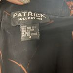 Patrick collection Silk slit Floral Skirt Black Size 14 Photo 1