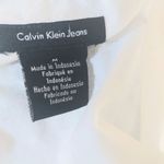 Calvin Klein Jeans Calvin Klein neck tie short sleeve blouse size medium Photo 4
