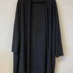The Row  Cashmere Silk Open Front Cardigan Small Black Photo 0