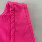 Vintage 80s Shell Shock Medium Surf Neon Bright Pink Crop Box Tank Single Stitch Photo 5