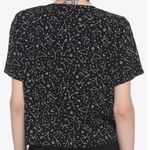 Hot Topic Constellation Tie Front Button Up Top Womens S Black Goth 90s Photo 10