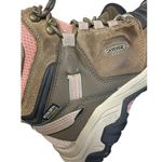 Keen Hiking Boots Women 8.5 Brown Pink Leather Gorpcore Outdoors Waterproof Photo 7