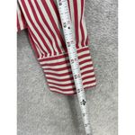 Façonnable Faconnable Women's Button Down Shirt Striped Long Sleeve Size Small Cotton Photo 3