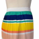 Merona  Pleated A-line Skirt White Green Yellow Multicolor Women’s Plus Size XXL Photo 6