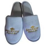 Hyatt Secrets Cabo San Lucas Hotel Resort Golf Spa SLIPPERS Unisex One Size NEW White Photo 0