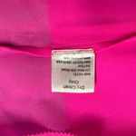 Parker  Small Hot Pink 100% Silk Tank Top Tie Straps Sheer Panels Scoop Neck NWOT Photo 9