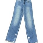 Vervet Flying Monkey Los Angeles Mid-Rise Cropped Straight Distressed Jeans Size 22 Photo 1