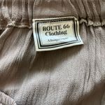 Route 66  Clothing Taupe Tiered Maxi Skirt One Size Elastic Waist Boho Western Photo 12