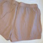 Thread and Supply NEW! Size LARGE Blush Pink Nude Elastic Waist Shorts Tencel Photo 9