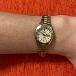 Seiko Women’s vintage two toned solid stainless steel quartz movement  SQ watch Photo 0