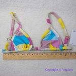 NEW Free People x mello the label Brazilian bikini top, size‎ M Yellow Size M Photo 8