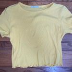 Active USA yellow crop top Photo 2