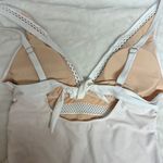 Cream and White One Piece Swimwear with Delicate Lace Size 1X Photo 6