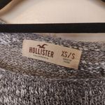 Hollister Size Xs/S Extra Small Stretchy Sweater Abstract Print Geometric Grey Photo 6