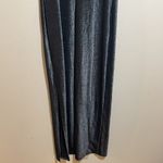 Vintage Y2K 90s City Triangles Metallic Shimmer Maxi Dress Whimsigoth Medium Gray Photo 9