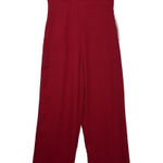 Essue  Red Sleeveless V-Neck Wide-Leg Women's Jumpsuit Sz S Chic Glam Minimalist Photo 0