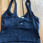 Lululemon Black Sports Bra Size 4 – Racerback Tank Style Photo 1