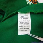 Unique Vintage  X GB Butterfly‎ And Daisy Flowers Green Dress, size L Photo 11