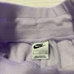 Nike  Women's Lilac Phoenix Fleece High-Waisted Striped small NWOT Photo 4
