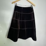 Tadashi Shoji TADASHI Velvet Tiered Skirt Corset Top Dress Set Witchy Whimsigoth Y2K Size S Photo 6