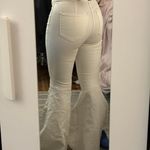 Free People Just Float On white Flare jeans Photo 2