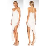 Revolve  NWOT More to Come Milly Asymmetrical Dress - Ivory - Medium Photo 1