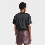 A New Day short sleeve satin blouse Photo 1