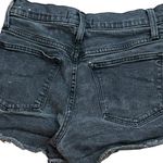 Madewell Black Button Fly Cut Off Short Shorts Size 25 Photo 3