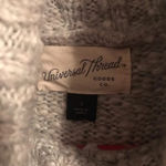 Universal Threads Universal Thread Oversized Sparkle Striped Turtleneck Sweater Photo 3