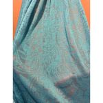 Faded Glory  Blue Infinity Scarf One Size Lightweight Paisley Womens Accessory Photo 3