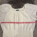 Cocomo lacy blouse with lined bodice XL White Photo 5