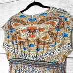 she's cool She’s Cool Colorful BohemianV-Neck Mini Sun Dress Swim Cover Up Size Large Photo 7
