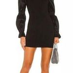 Majorelle Dove Dress Revolve Puff Sleeve Black Mini Party Cocktail LBD Sexy Photo 0