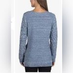 Jeanne pierre Women's  Cable knit crew neck pullover sweater Photo 2