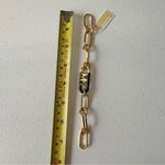 Michael Kors  NWT Gold Link Bracelet with Black Accent Photo 3