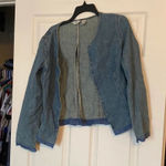 J Jill blazer jacket Size 8 Blue Photo 0