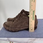 Skechers  Relaxed Fit Women 10 Wide Brown Suede Totem Bikers Fur Lined Cozy Warm Photo 2