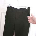 Vince  Soft Tailored Crop Pants Dark Olive Green Trouser Size 0 Photo 3