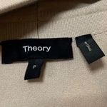 Theory  Easy Open Front Cardigan Stretch Viscose Women’s Size P Beige Long Sleeve Photo 8