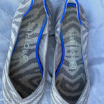 Womens 7  Shoes | Rothy's The Point in Grey Zebra Flats RETIRED Photo 2