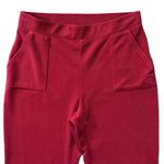 Juicy Couture Velour High Rise Straight Leg Lounge Pants Red Size Large Photo 2