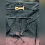 We The Free  People After Midnight Cotton Slouchy Tee Ombré Blue Combo $78 M Photo 3