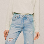 Levi's Levi’s Light Wash 501 Short Slouch Around Long jort Jean shorts Photo 0