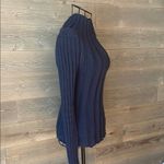 Banana Republic BR mock neck, Navy Ribbed Knit Sweater-sold out online Photo 3