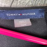 Tommy Hilfiger Size 16W Velvet Sleeve Crewneck Black A-Line Party Cockta… Photo 12