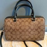 Coach  Signature Rowan Canvas Satchel Bag Photo 3